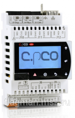 P+P000UB00EF0 Свободнопрограммируемый контроллер Carel (Карел) c.pCO MINI. DIN BASIC. USB. панельный монтаж. со встроенным дисплеем