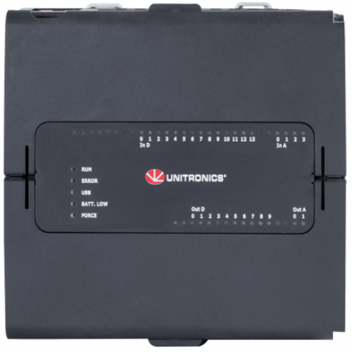 USC-B10-R38 Контроллер UniStream Pro 24 VDC, 24DI (из них 4 High speed) 2AI, 12RO. Unitronics