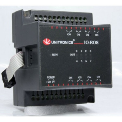 IO-RO8L Модуль релейных выходов 8 RO, 12VDC Unitronics