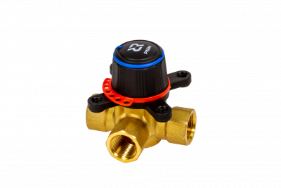 Клапан регулирующий поворотный трехходовой Ридан HRB-3R, DN15, Kvs 1 Клапан регулирующий поворотный трехходовой Ридан HRB-3R, DN15, Kvs 1