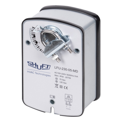 Электропривод с возвратной пружиной Shuft LFU-230-05-S1-MD